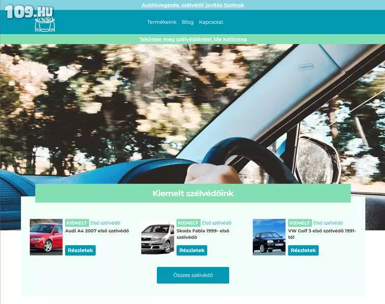 Autó üvegezés - Weboldal készítés Szolnok