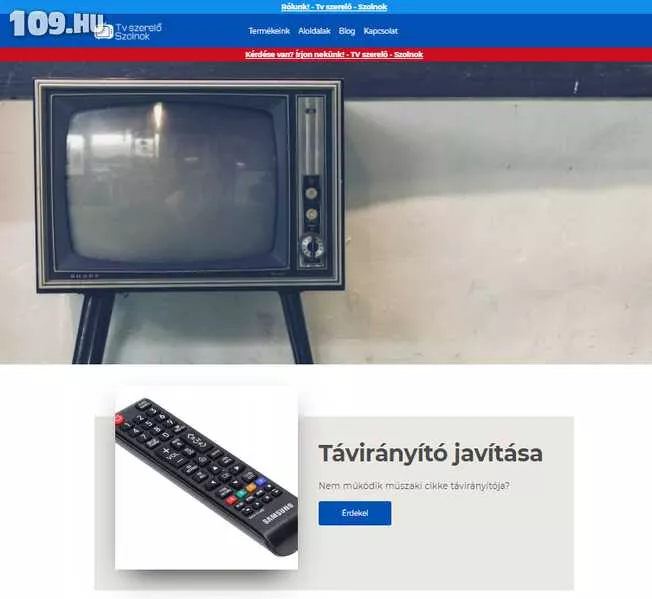 Jáka István TV szerelő - Weboldal készítés Szolnok