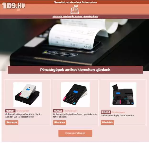 Pénztárgép Debrecen - Weboldal készítés Hajdúszoboszló