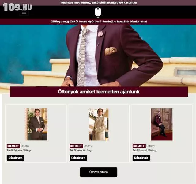 Esküvői Férfi Öltöny - Weboldal készítés Győr