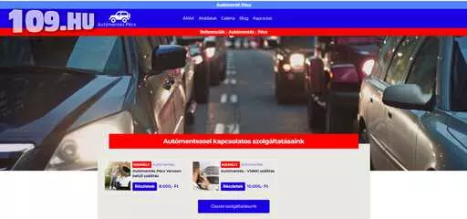 Autómentés Pécs - Weboldal készítés Pécs